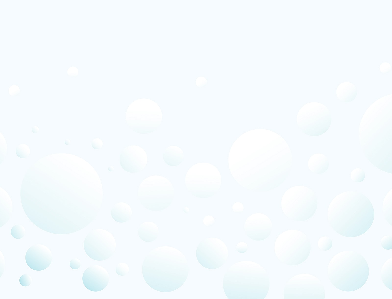 Soft blue background with circular shapes.